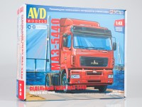 Сборная модель 1:43 Седельный тягач 4х2 МАЗ-5440 "Простор" (AVD Models)